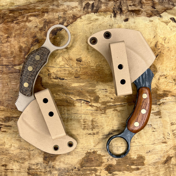 Bone Karambit Knife (various options)