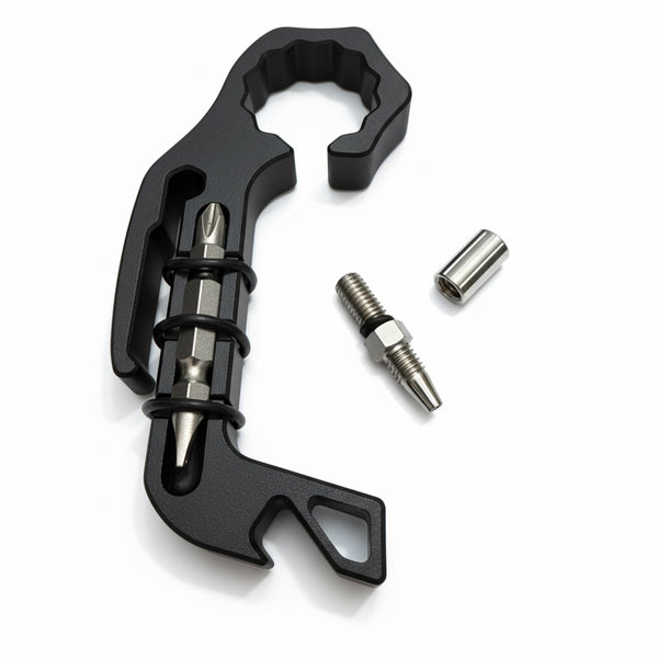 Stainless Steel Bolt-On Accessories (Glass Breaker, Cigar Punch)