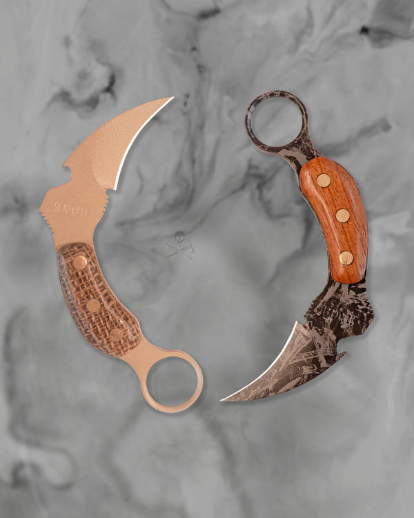 Bone Karambit Knife (various options)