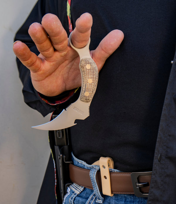 Bone Karambit Knife (various options)