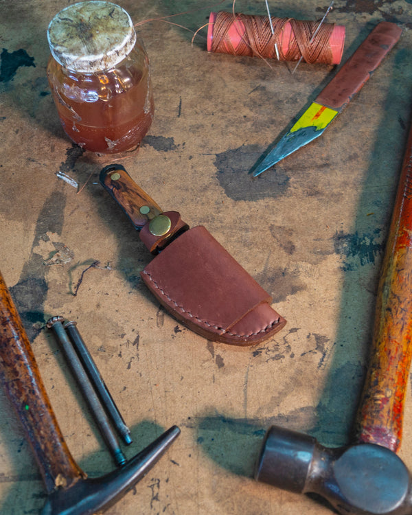 Leather CANK Belt Sheath