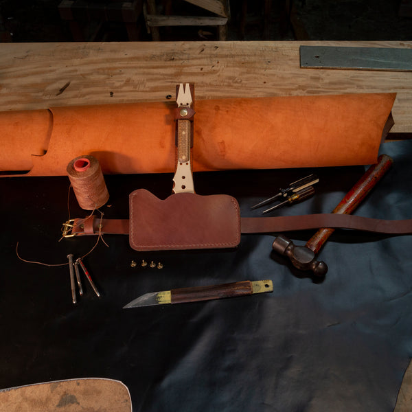 Leather Tomahawk Drop-leg Sheath