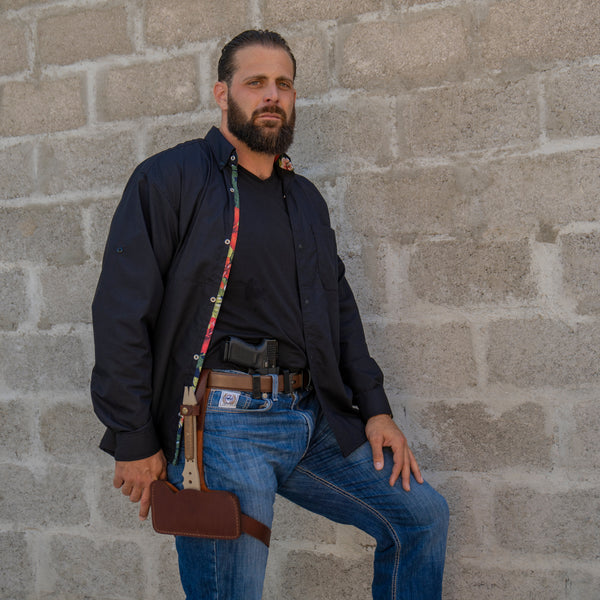 Leather Tomahawk Drop-leg Sheath