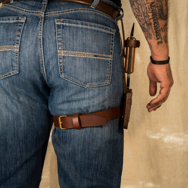Leather Tomahawk Drop-leg Sheath