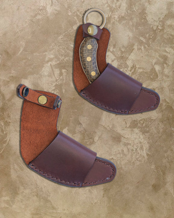 Leather Karambit Belt Sheath