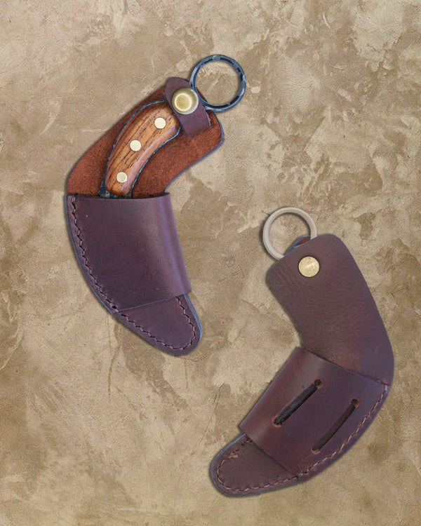 Leather Karambit Belt Sheath