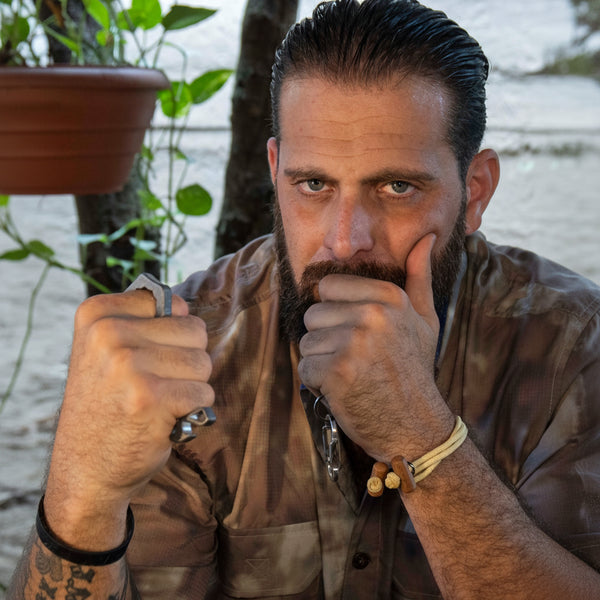 Stonewashed Stainless Steel Bone Opener w/ Screwdriver