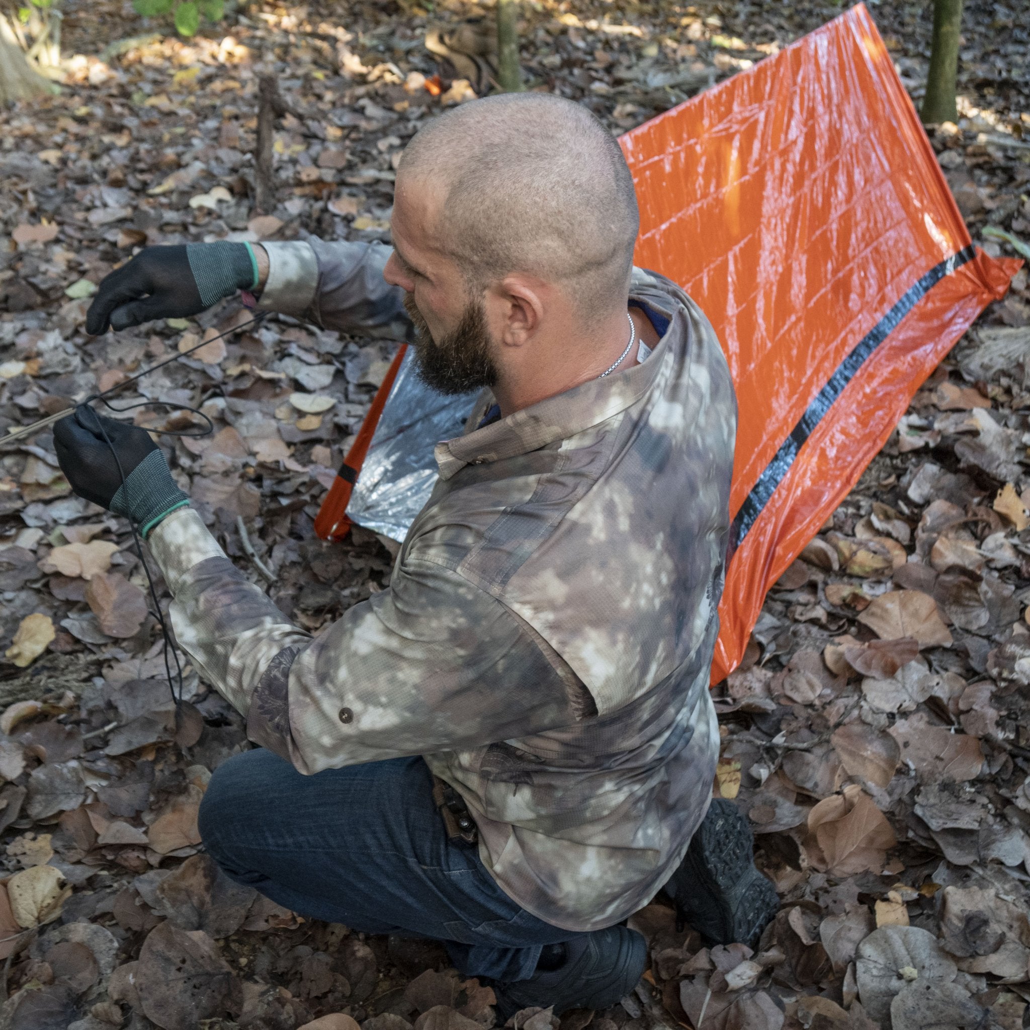 mylar tube tent Emergency Survival Mylar Tube Tent