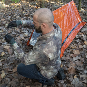 Emergency Survival Mylar Tube Tent - Bone Tactical LLC