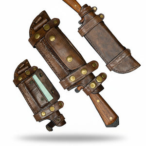 Leather Bowie Knife Sheath - Bone Tactical LLC