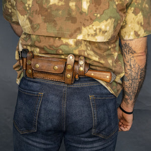 Leather Bowie Knife Sheath - Bone Tactical LLC
