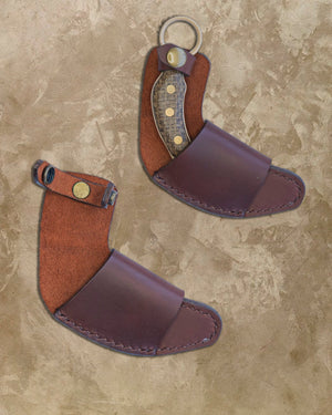 Leather Chakar Belt Sheath - Bone Tactical LLC