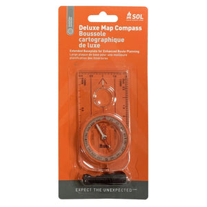 SOL Deluxe Map Compass - Bone Tactical LLC