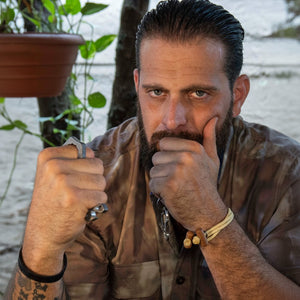 Stonewashed Stainless Steel Bottle Opener w/ Screwdriver - Bone Tactical LLC