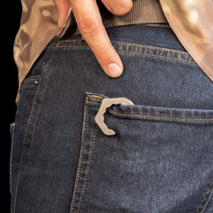 Stonewashed Stainless Steel Bottle Opener w/ Screwdriver - Bone Tactical LLC