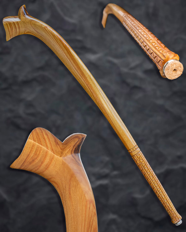 Walking Sticks, Canes, and Exotic Hardwood Art Pieces