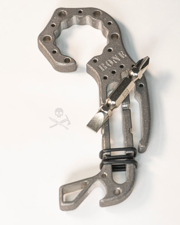 Scorpion Bone Opener w/ Screwdriver (Stonewashed Stainless Steel)
