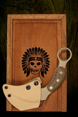 Bone Chakar Knife (various options) - Bone Tactical LLC