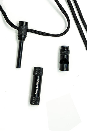 Ferro Rod Fire Starter 5 in 1 Survival Tool - Bone Tactical LLC