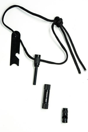 Ferro Rod Fire Starter 5 in 1 Survival Tool - Bone Tactical LLC