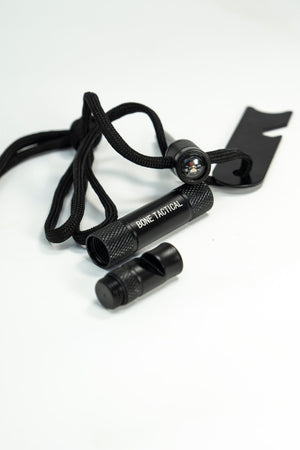 Ferro Rod Fire Starter 5 in 1 Survival Tool - Bone Tactical LLC