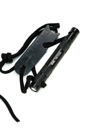 Ferro Rod Fire Starter 5 in 1 Survival Tool - Bone Tactical LLC