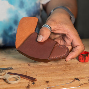 Leather Chakar Belt Sheath - Bone Tactical LLC