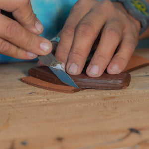 Leather Chakar Belt Sheath - Bone Tactical LLC