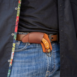 Leather Chakar Belt Sheath - Bone Tactical LLC