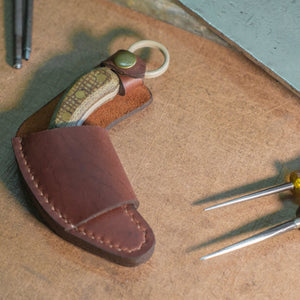 Leather Chakar Belt Sheath - Bone Tactical LLC