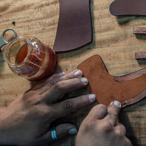 Leather Chakar Belt Sheath - Bone Tactical LLC