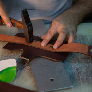 Leather Tomahawk Drop - leg Sheath - Bone Tactical LLC