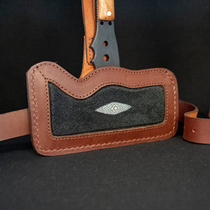 Leather Tomahawk Drop - leg Sheath - Bone Tactical LLC