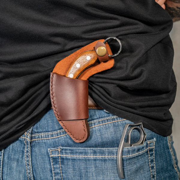 Leather Karambit Belt Sheath