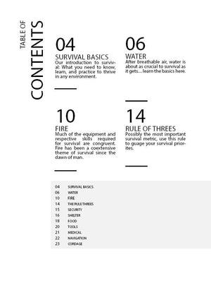 Survival Manual - Bone Tactical LLC